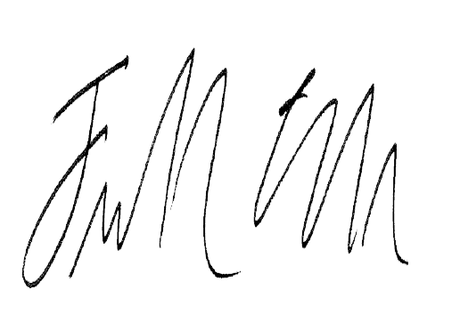 Fred Clark Signature